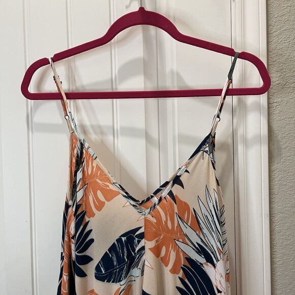 Goa Beachwear by Japna Womens Floral Tropical Maxi dress Size L Beach Cruise - Picture 2 of 9